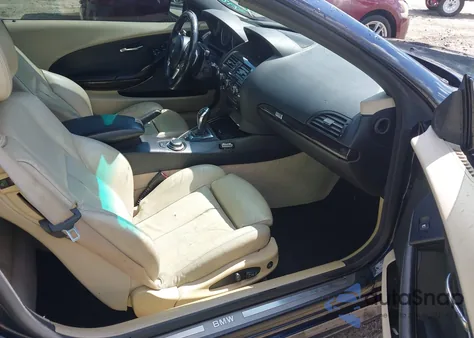 2008 BMW 650I из США, поврежденный, VIN WBAEB53578CX63760